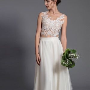 Lace wedding bodysuit